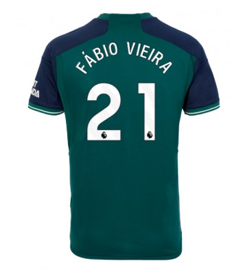 Arsenal Fabio Vieira #21 Tredje trøje 2023-24 Kort ærmer